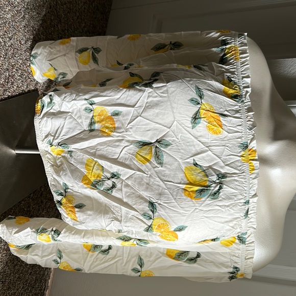 Forever 21+ Lemon Off-The-Shoulder Blouse - Picture 1 of 5